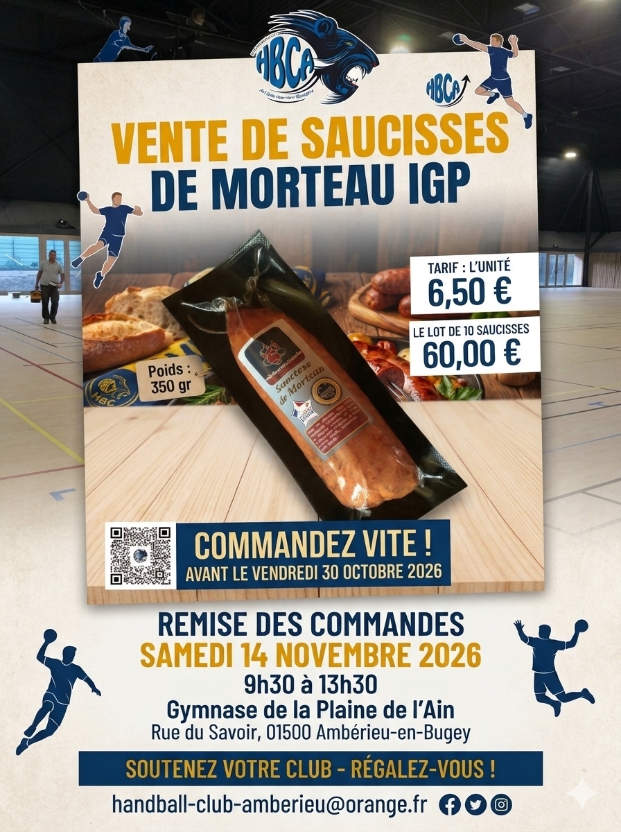 Vente saucisses de Morteau