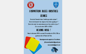 Formation et Recyclage Jeunes Arbitres