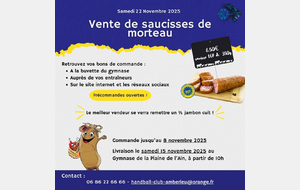 Vente saucisses de Morteau
