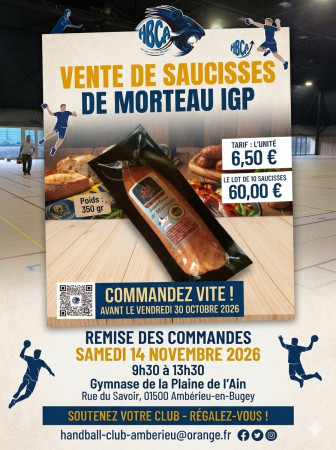 Vente saucisses de Morteau