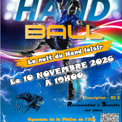 Nuit du hand loisirs