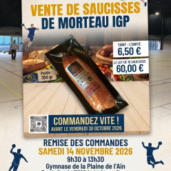Vente saucisses de Morteau